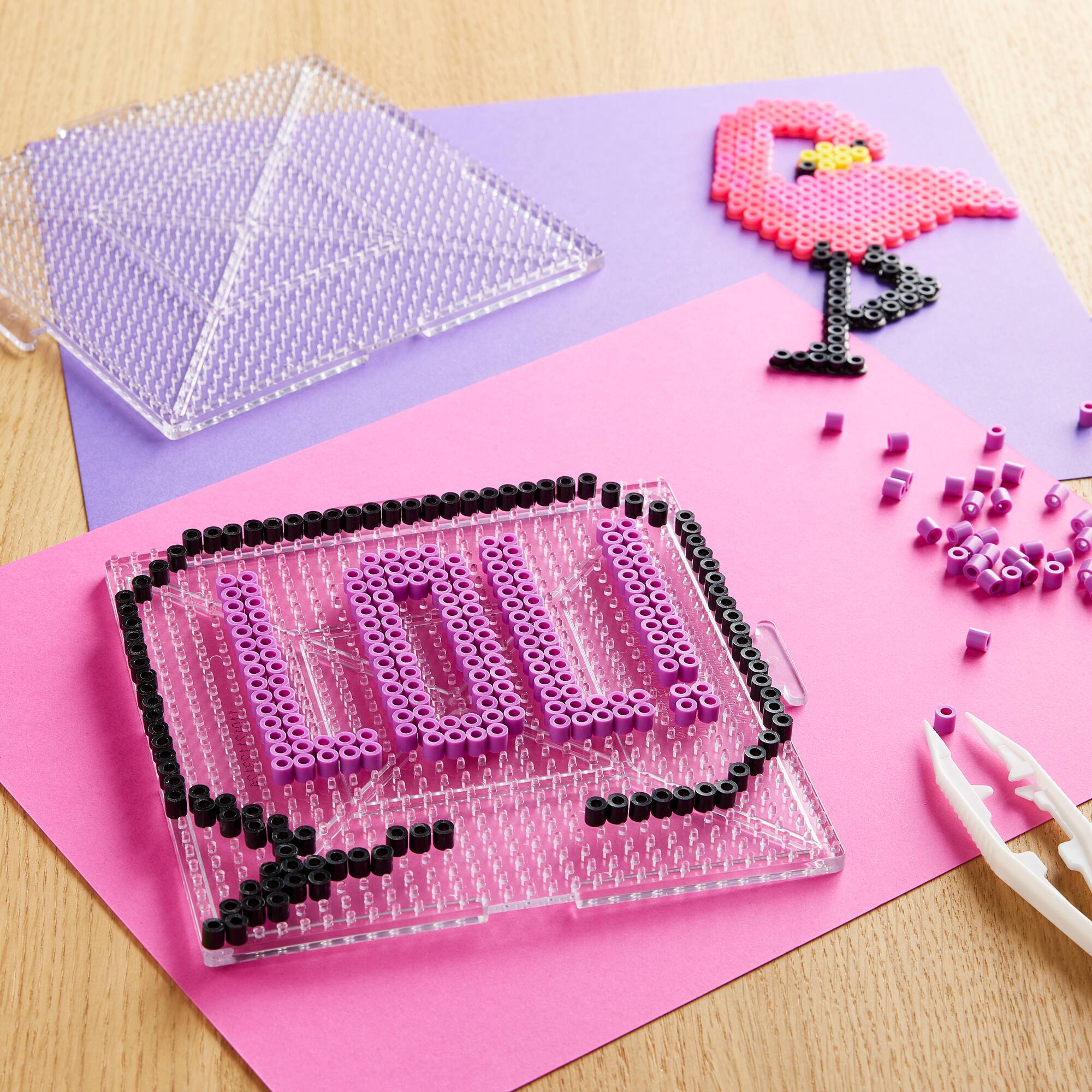 Perler® Large Clear Pegboards 2-pk.